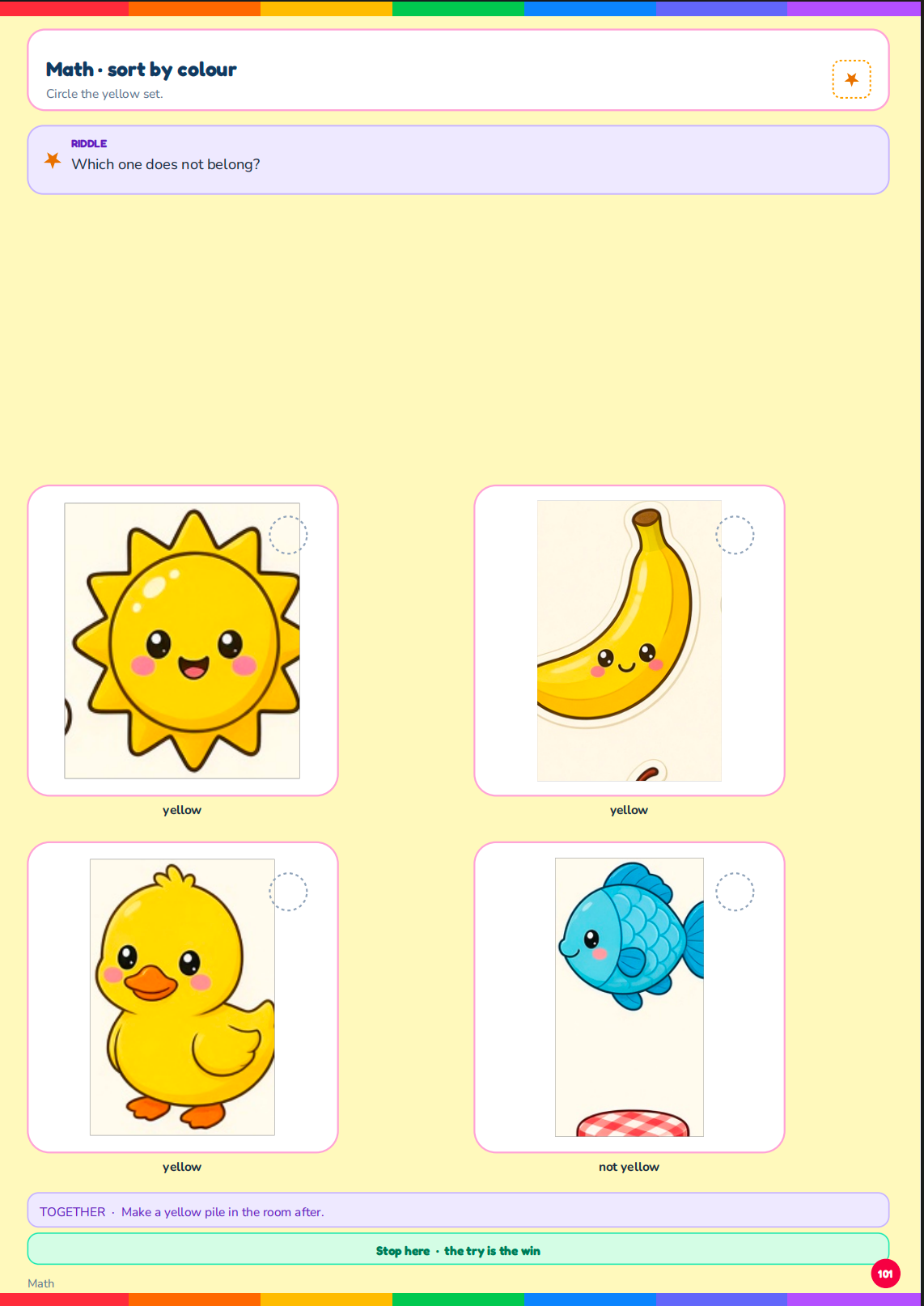 Star Trail printable toddler learning workbook PDF, ages 2-5 – preview 9