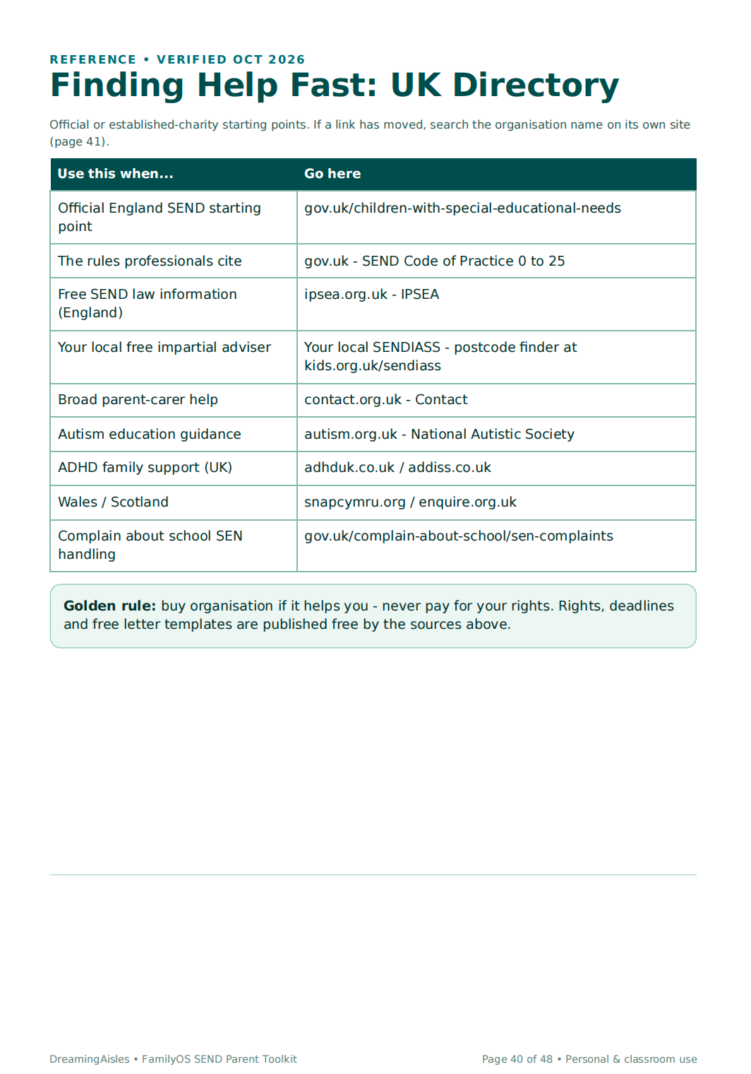 SEND Parent Toolkit | EHCP Tracker, Evidence Log & Meeting Planner — Fillable & Printable PDF