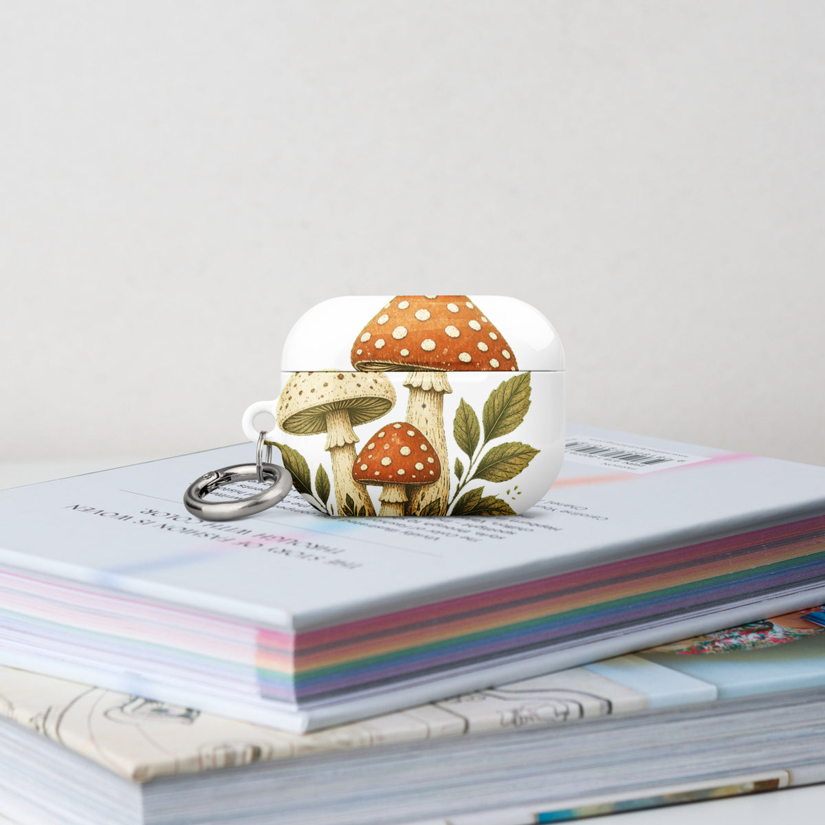 The Mushroom Art AirPods® Case with Carabiner — product image 5