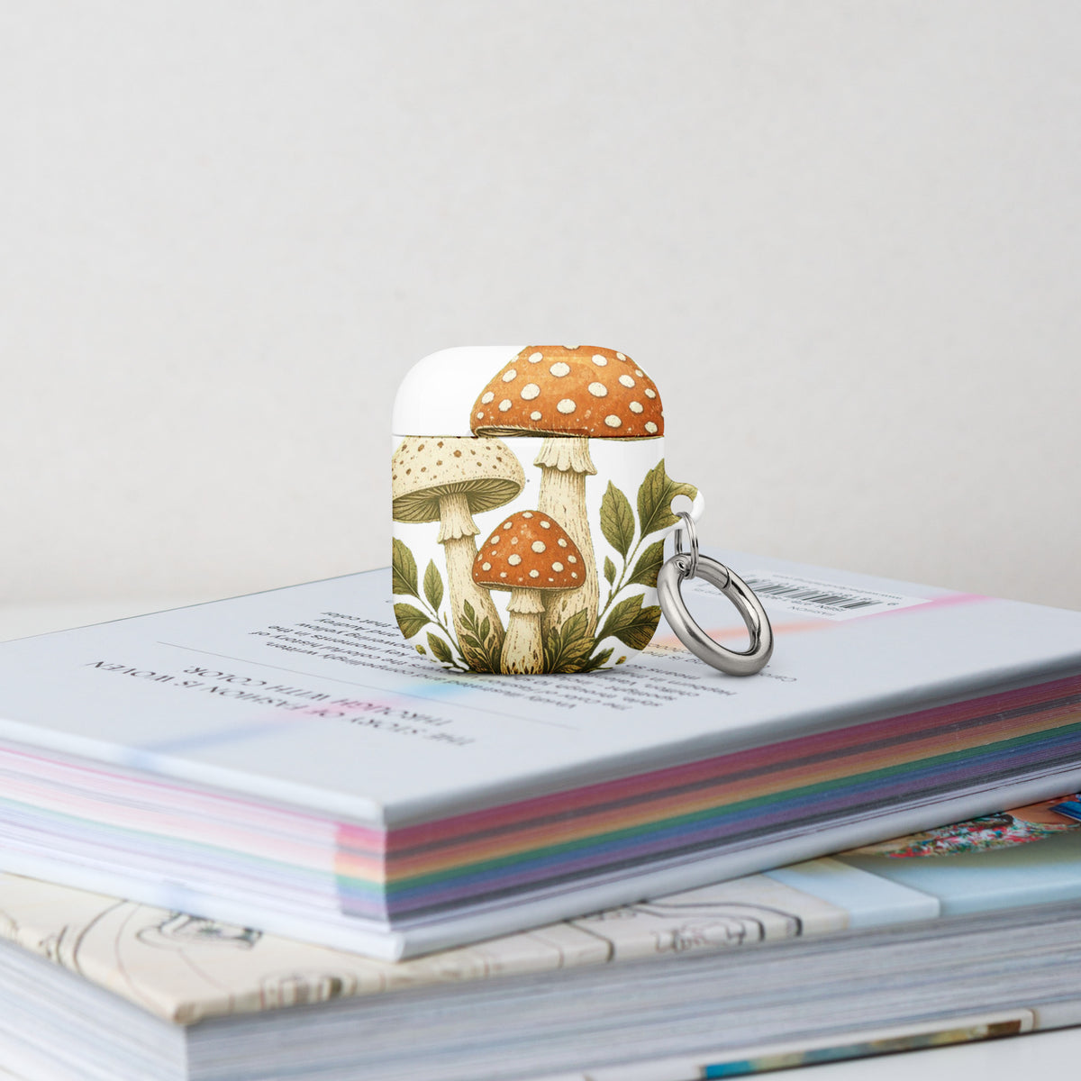 The Mushroom Art AirPods® Case with Carabiner — product image 2