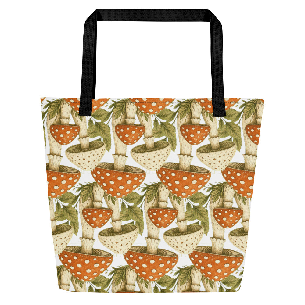 The Mushroom All-Over Print Tote Bag | Art Print Tote — product image 20