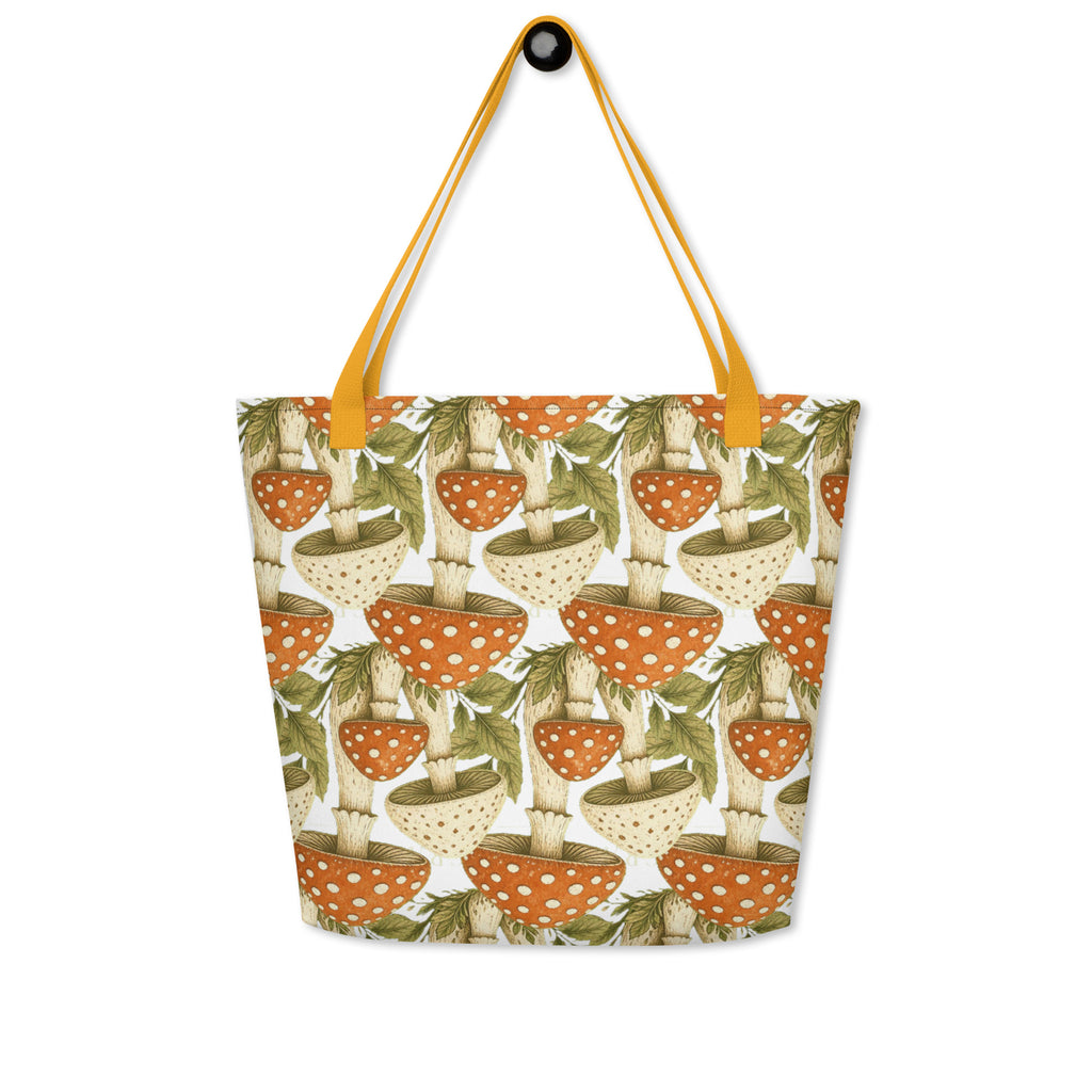 The Mushroom All-Over Print Tote Bag | Art Print Tote — product image 19