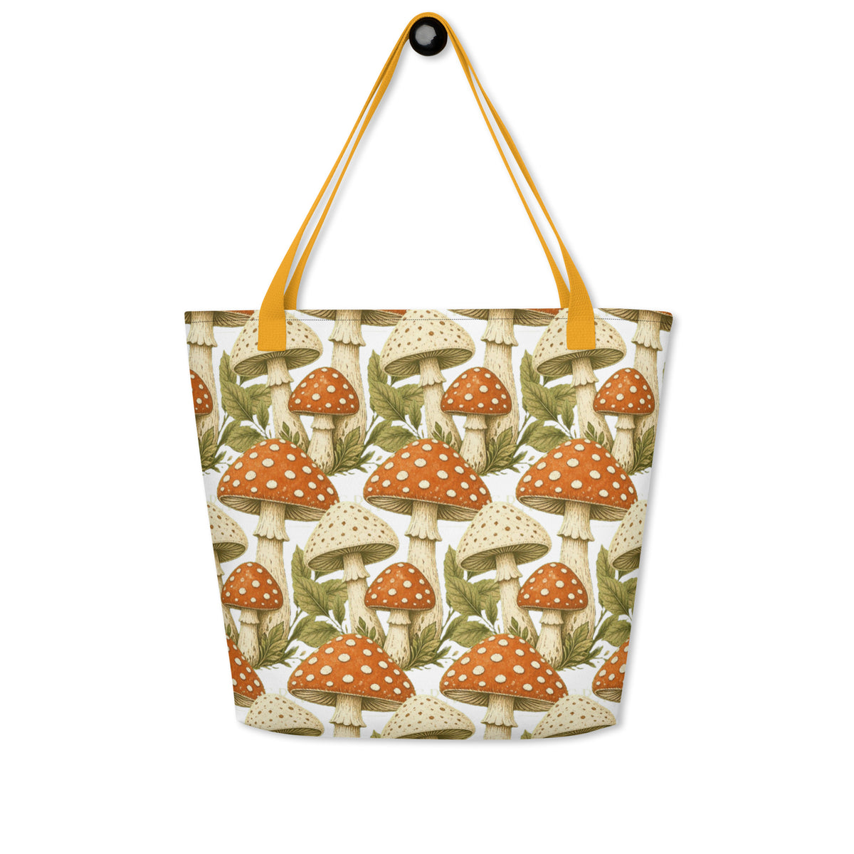The Mushroom All-Over Print Tote Bag | Art Print Tote — product image 18