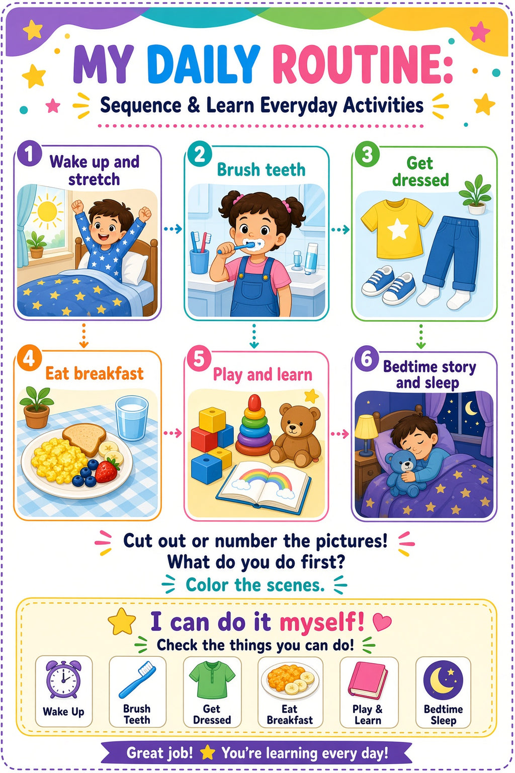 Toddler Brain Booster printable toddler activity book PDF – preview 11