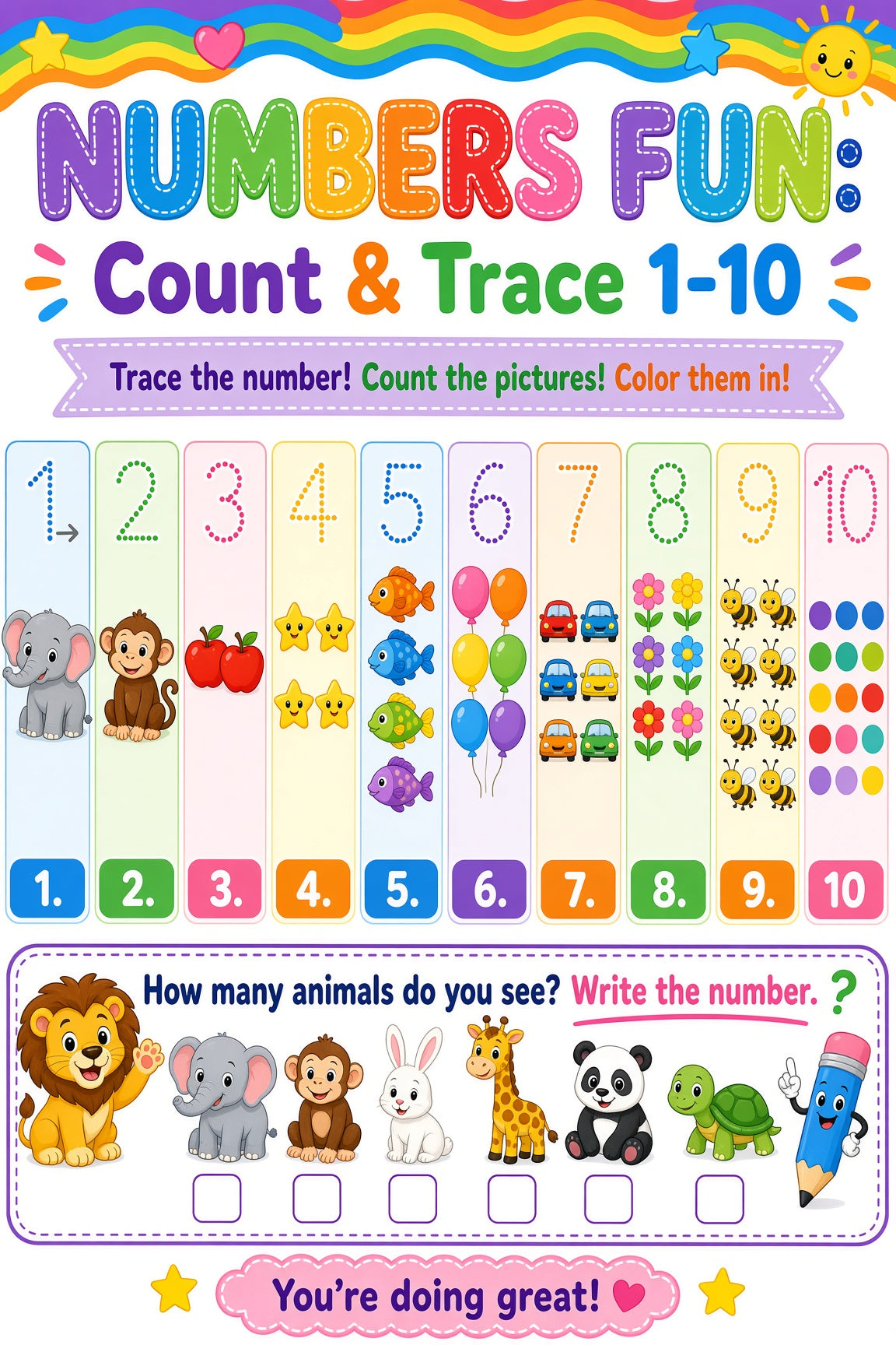 Toddler Brain Booster printable toddler activity book PDF – preview 3