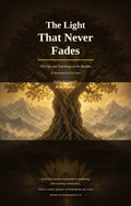 The Light That Never Fades ebook cover — The Life and Teachings of the Buddha, a storybook by Rabi Pandey
