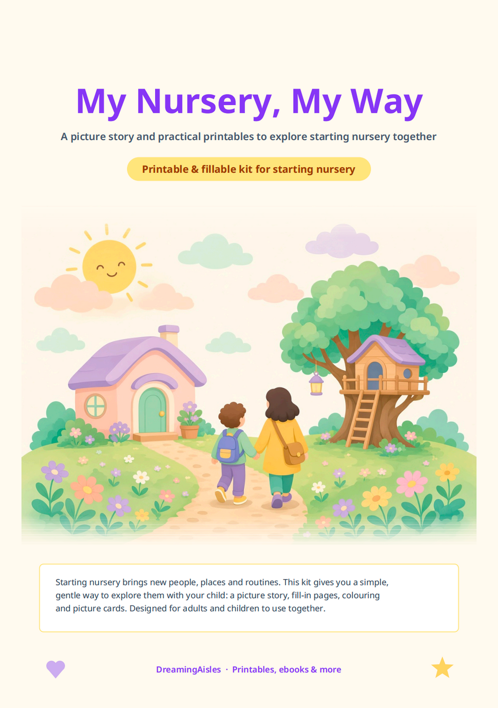 My Nursery, My Way starting nursery printable kit cover