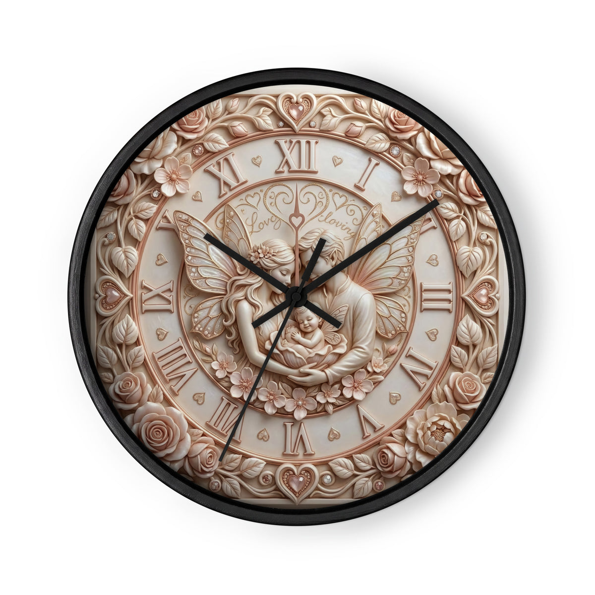 Love and Togetherness Wall Clock | Romantic Art Clock — product image 1