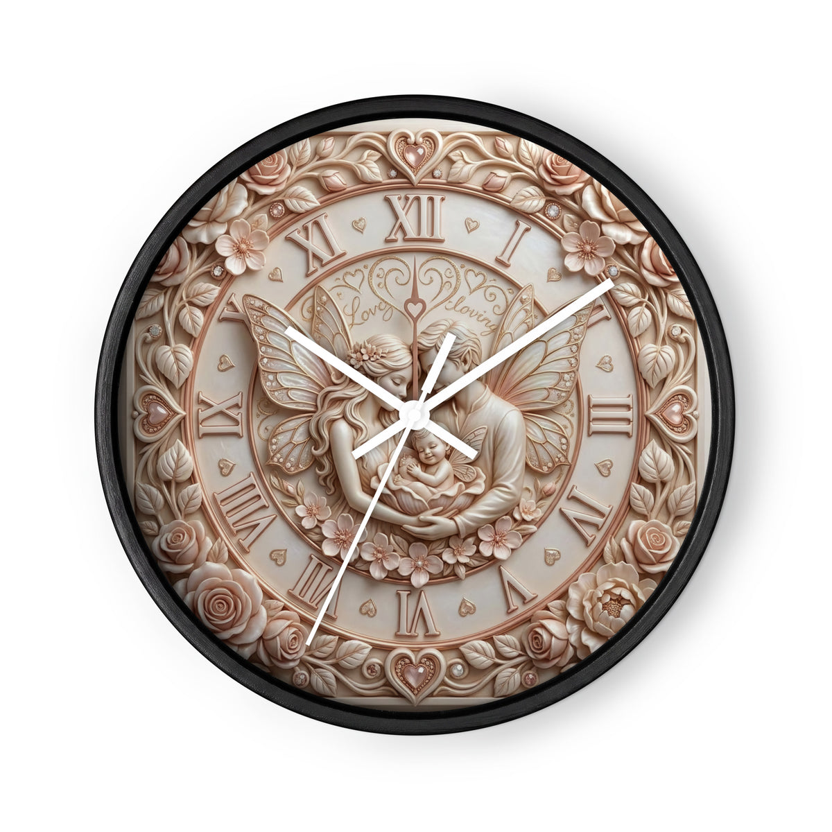 Love and Togetherness Wall Clock | Romantic Art Clock — product image 2
