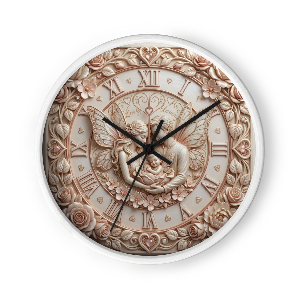 Love and Togetherness Wall Clock | Romantic Art Clock — product image 5