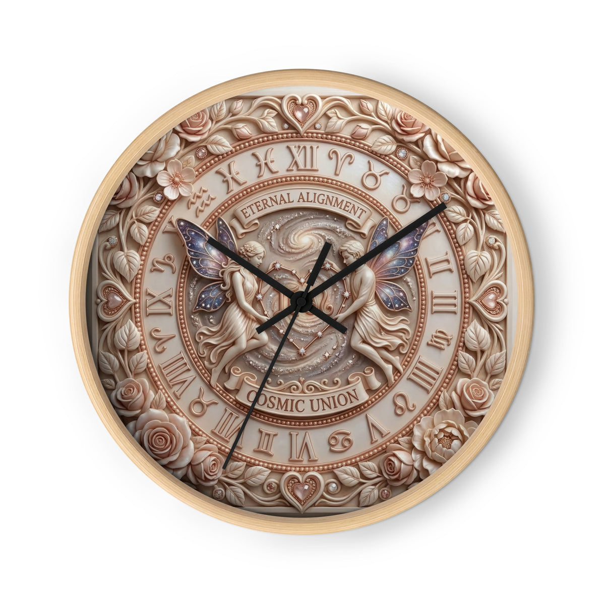 Cosmic Union Wall Clock | Celestial Artistic Wall Clock — product image 3