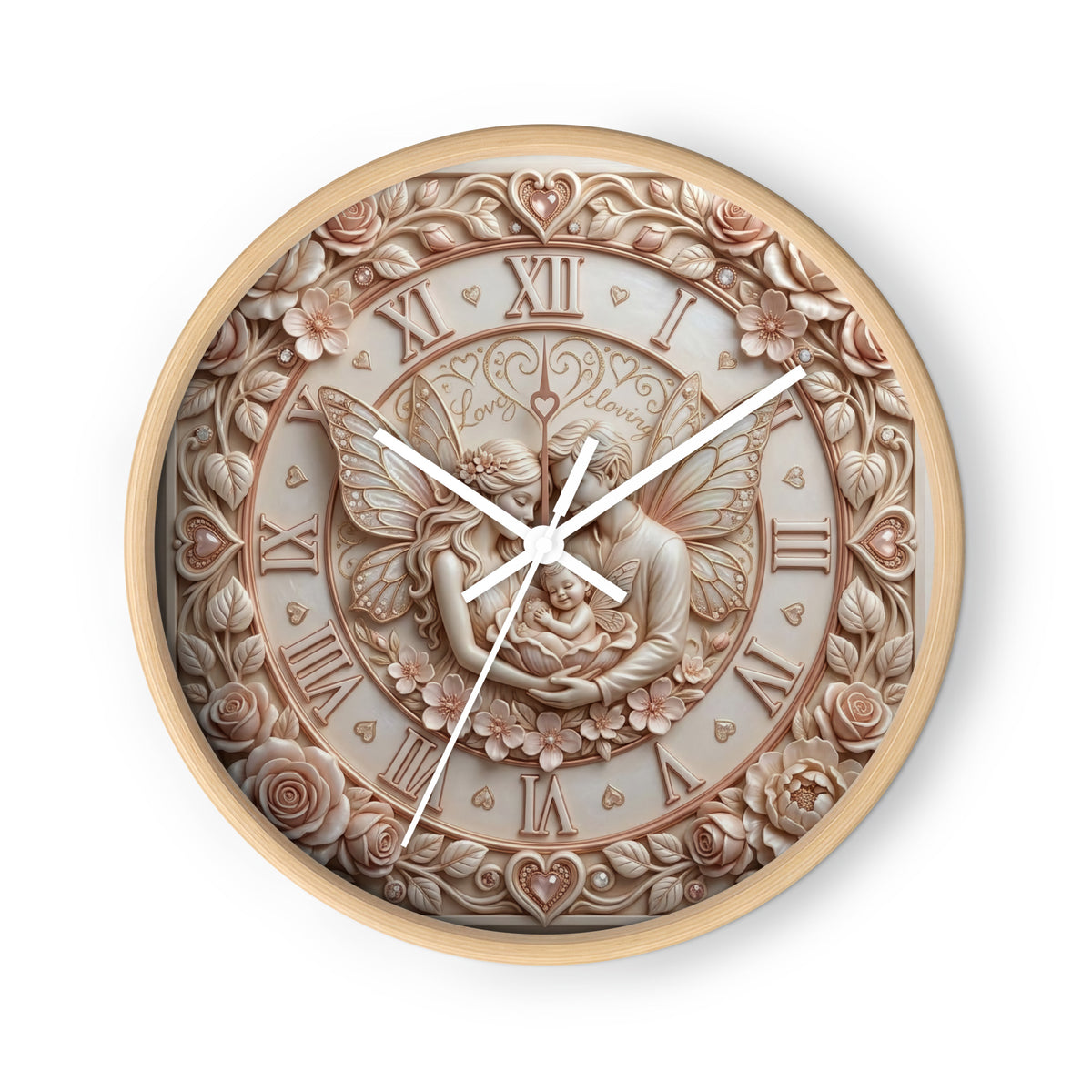 Love and Togetherness Wall Clock | Romantic Art Clock — product image 4