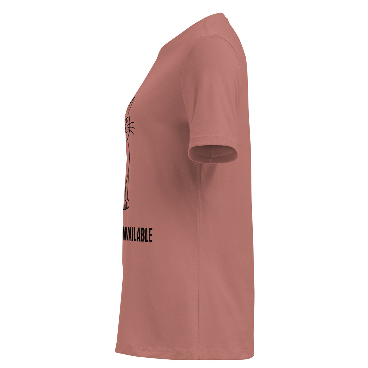 Emotionally Unavailable Cat T-Shirt | Women's Line Art Tee — product image 19