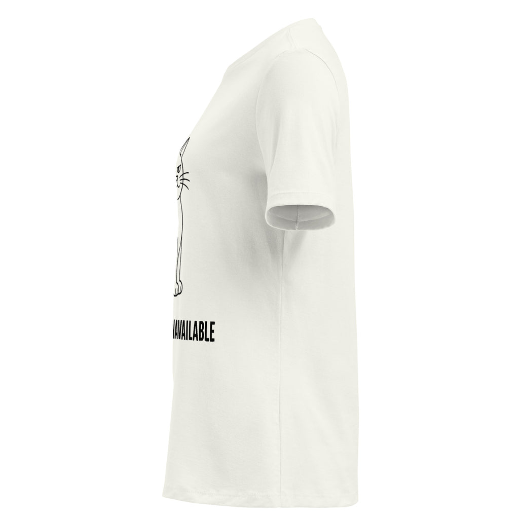 Emotionally Unavailable Cat T-Shirt | Women's Line Art Tee — product image 59