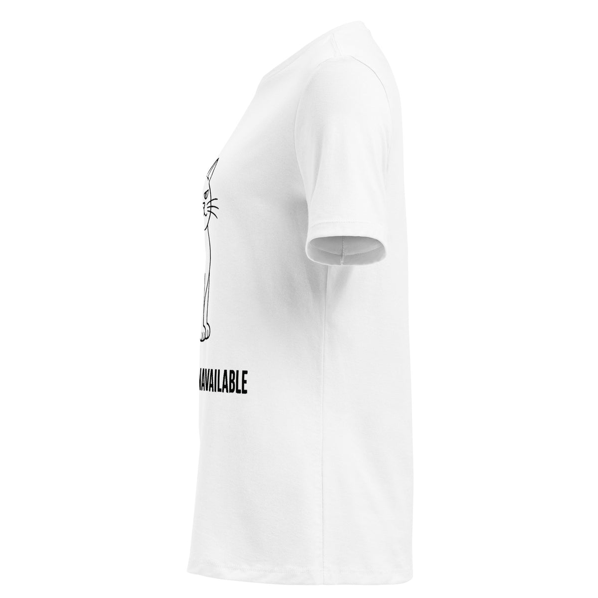 Emotionally Unavailable Cat T-Shirt | Women's Line Art Tee — product image 63